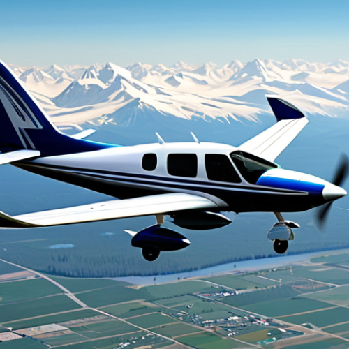 "A modern electric airplane, fully clothed passengers visible through the windows, flying over a Siberian landscape with small towns, appropriate content, safe for work, professional illustration, perfect anatomy, modest design."