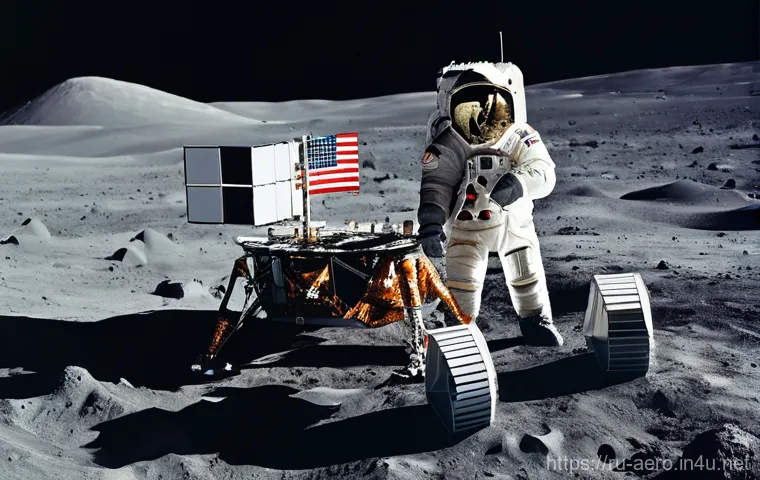 NASA 주요 연구 프로젝트 - Image Prompt 1: Lunar Base Construction by Artemis Astronauts**